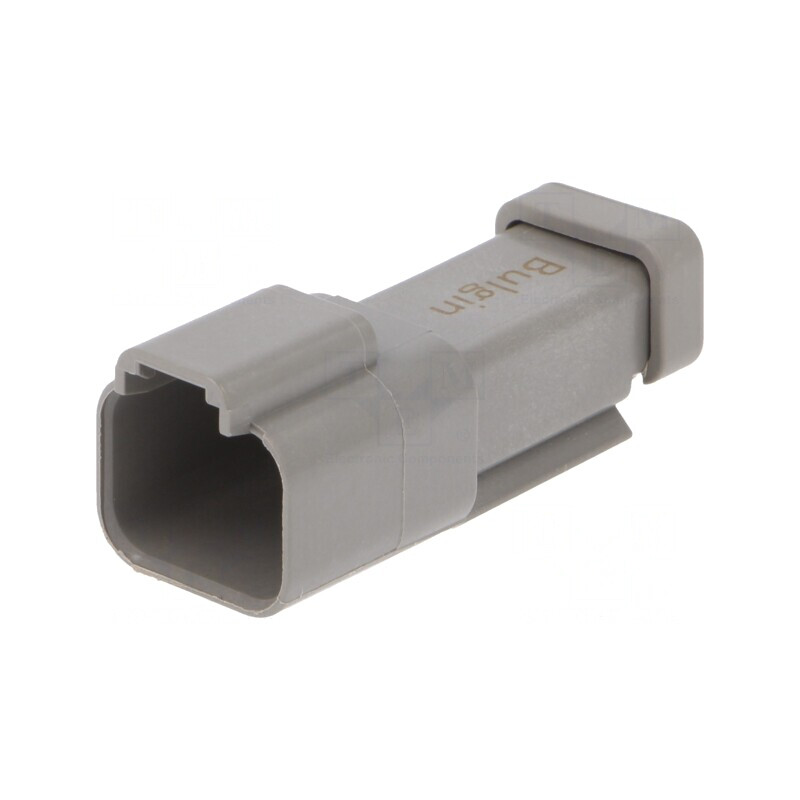Conector cablu-cablu PX0 tată 2 pini gri IP68 | Electronic-mag.ro | Componente Electronice