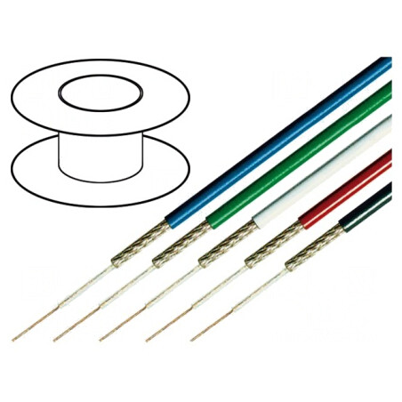 Cablu Coaxial RGB75 OFC PVC Roșu 100m 2.8mm | Electronic-mag.ro | Componente Electronice