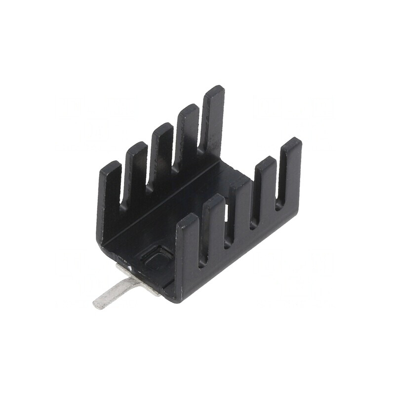 Radiator Extrudat Negru TO220 19x13.2x12.7mm | Electronic-mag.ro | Componente Electronice
