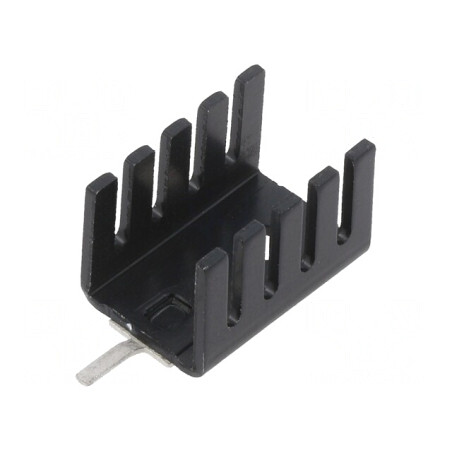Radiator Extrudat Negru TO220 19x13.2x12.7mm | Electronic-mag.ro | Componente Electronice