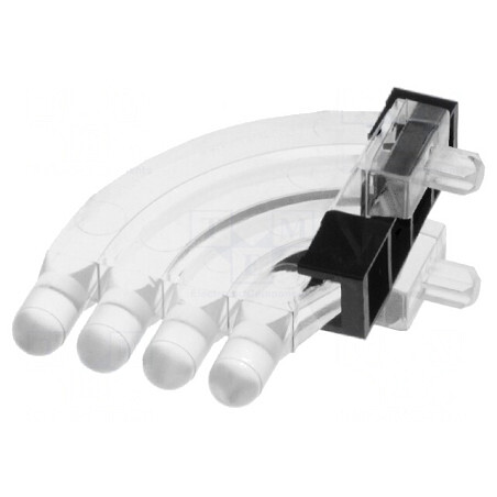 Tub LED Rotund Ø3mm în Unghi Dublu | Electronic-mag.ro | Componente Electronice