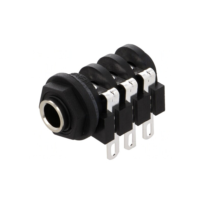Soclu Jack 6,3mm Mamă Stereo cu Întrerupător Dublu | Electronic-mag.ro | Componente Electronice