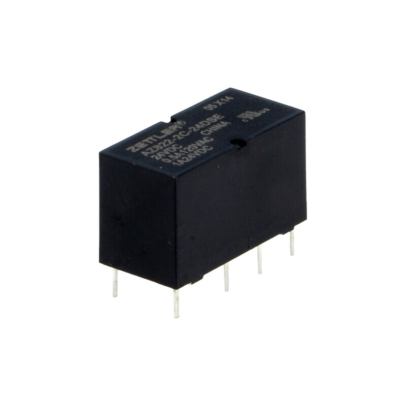 Releu Electromagnetic DPDT 24VDC PCB | Electronic-mag.ro | Componente Electronice