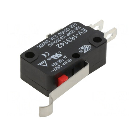Microîntrerupător SNAP ACTION 16A SPDT | Electronic-mag.ro | Componente Electronice