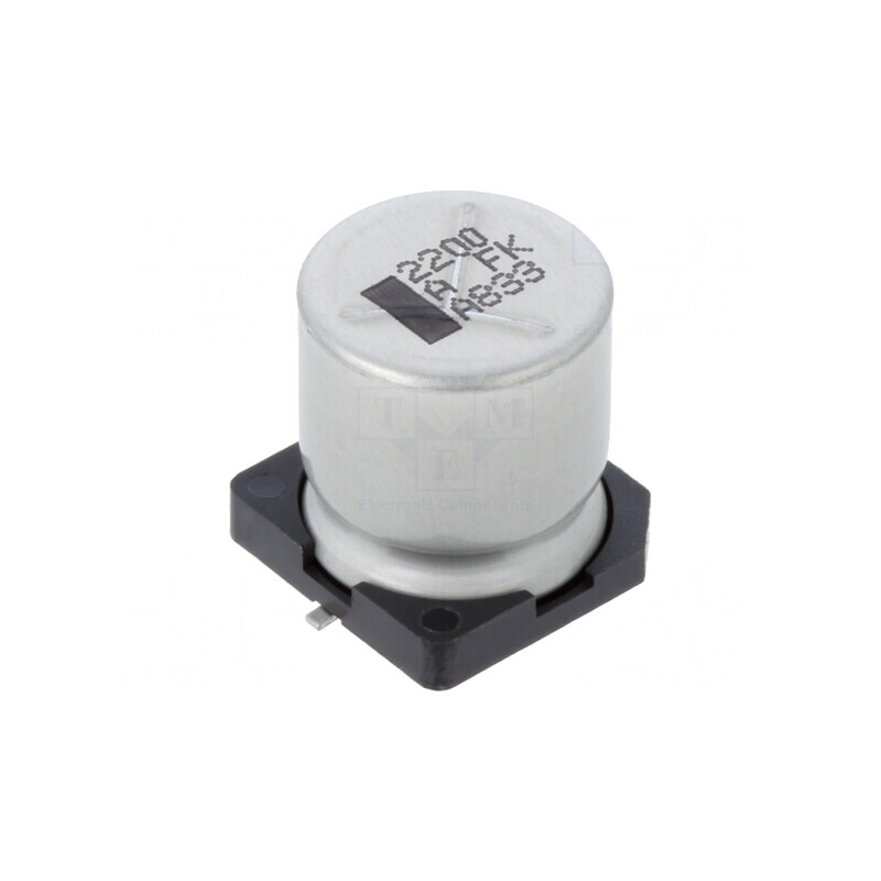 Condensator electrolitic SMD 2200uF 10V 5000h | Electronic-mag.ro | Componente Electronice Condensator electrolitic SMD 2200uF 10V 5000h | Electronic-mag.ro | Componente Electronice