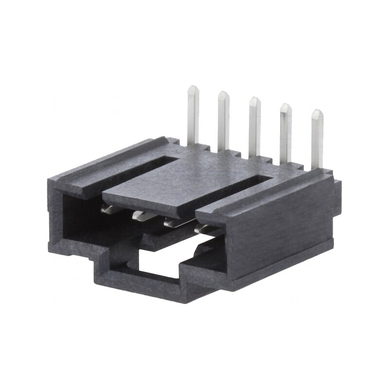 Soclu cablu-placă 2,54mm 5 PIN THT cositorit | Electronic-mag.ro | Componente Electronice