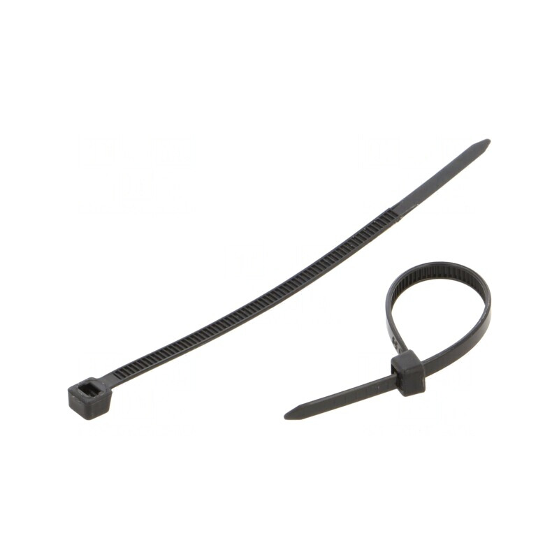 Coliere de strângere 100mm x 3.6mm poliamidă neagră 100buc. | Electronic-mag.ro | Componente Electronice Coliere de strângere 100mm x 3.6mm poliamidă neagră 100buc. | Electronic-mag.ro | Componente Electronice