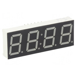 Afișaj LED 7 Segmente 14,2mm 4 Cifre Roșu | Electronic-mag.ro | Componente Electronice