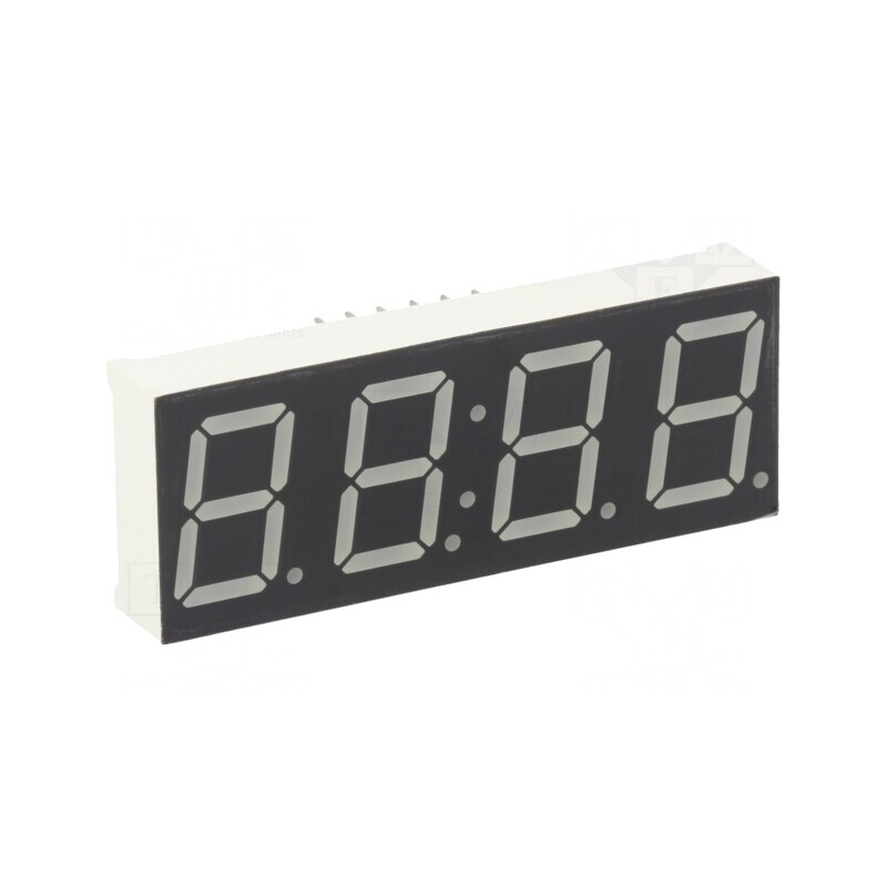 Afișaj LED 7 Segmente 14,2mm 4 Cifre Roșu | Electronic-mag.ro | Componente Electronice Afișaj LED 7 Segmente 14,2mm 4 Cifre Roșu | Electronic-mag.ro | Componente Electronice
