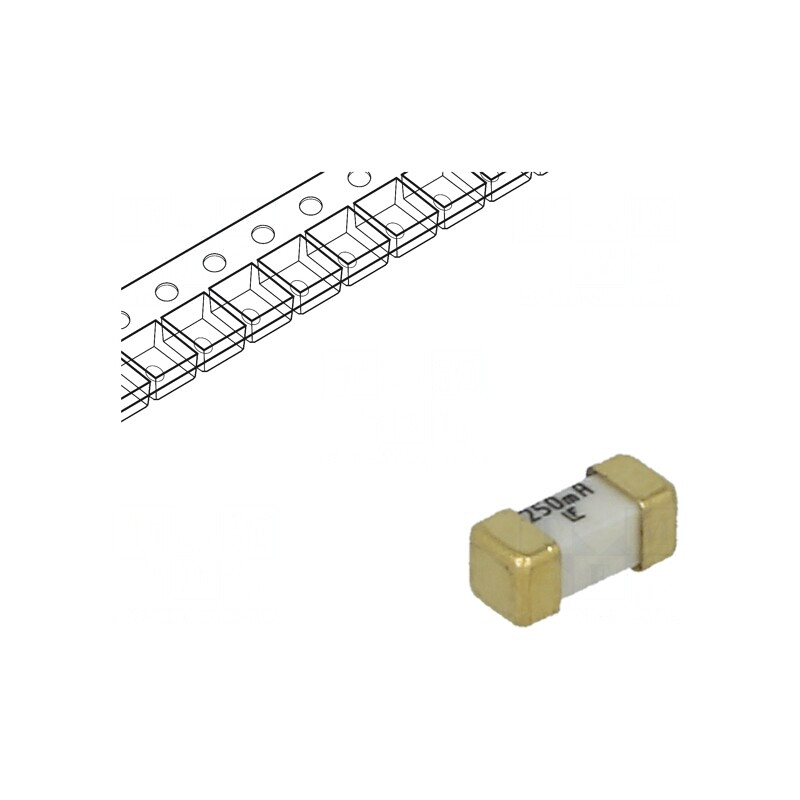 Siguranță Ultra-Rapidă 250mA SMD 125V AC/DC | Electronic-mag.ro | Componente Electronice