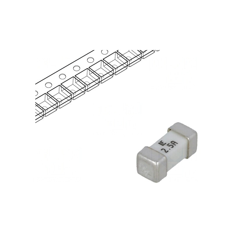 Siguranță Ultra-Rapidă 2.5A 125V SMD | Electronic-mag.ro | Componente Electronice
