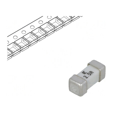 Siguranță Ultra-Rapidă 2.5A 125V SMD | Electronic-mag.ro | Componente Electronice