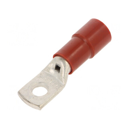 Vârf Inelar Tubular Crimpat M8 Roșu 35mm2 | Electronic-mag.ro | Componente Electronice