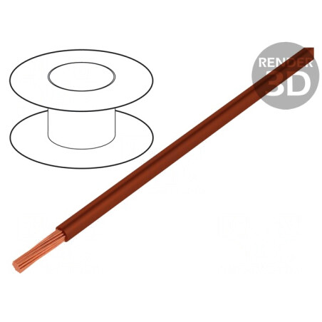 Cablu Electric PVC Maro 2.5mm² 500m | Electronic-mag.ro | Componente Electronice