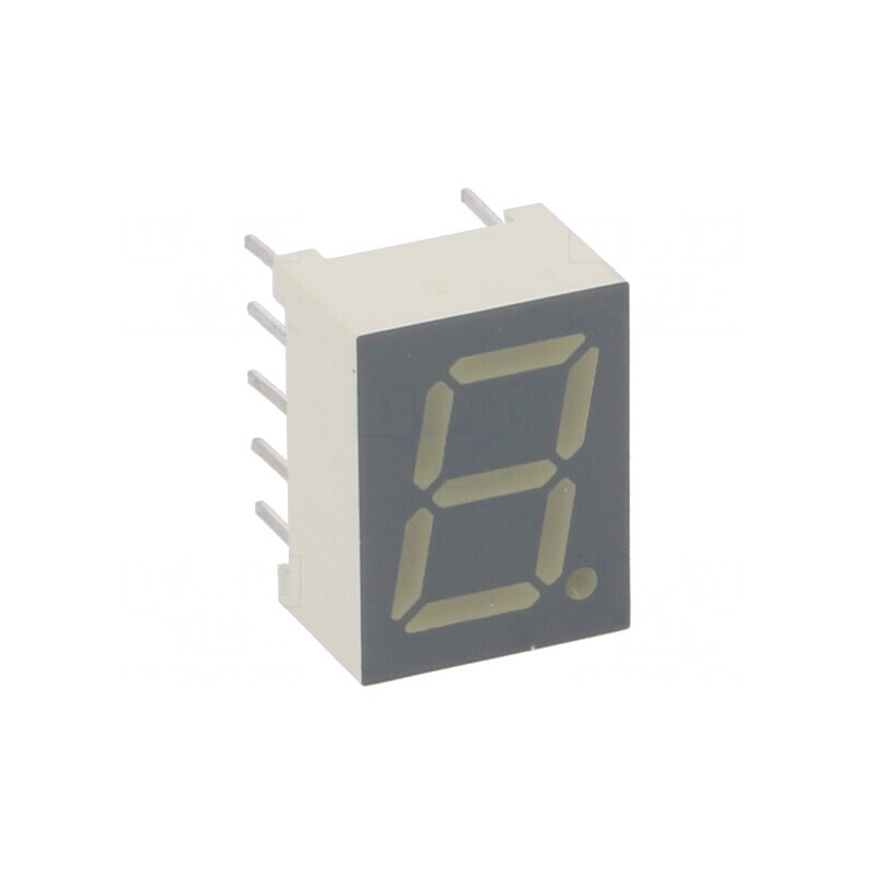 Afișaj LED 7 Segmente 9.9mm Verde Catod | Electronic-mag.ro | Componente Electronice