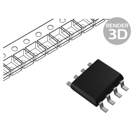 Interfață Transceiver Half Duplex RS422/RS485 SOP8 | Electronic-mag.ro | Componente Electronice