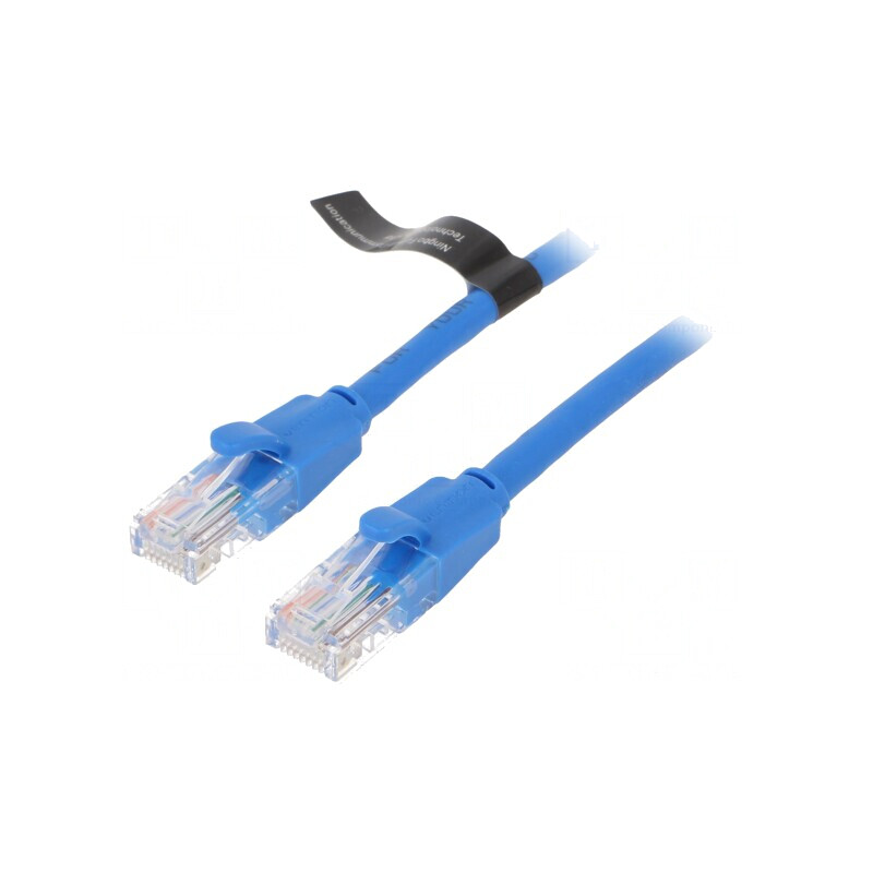 Patch Cord U/UTP Cat6 Albastru 1.5m | Electronic-mag.ro | Componente Electronice