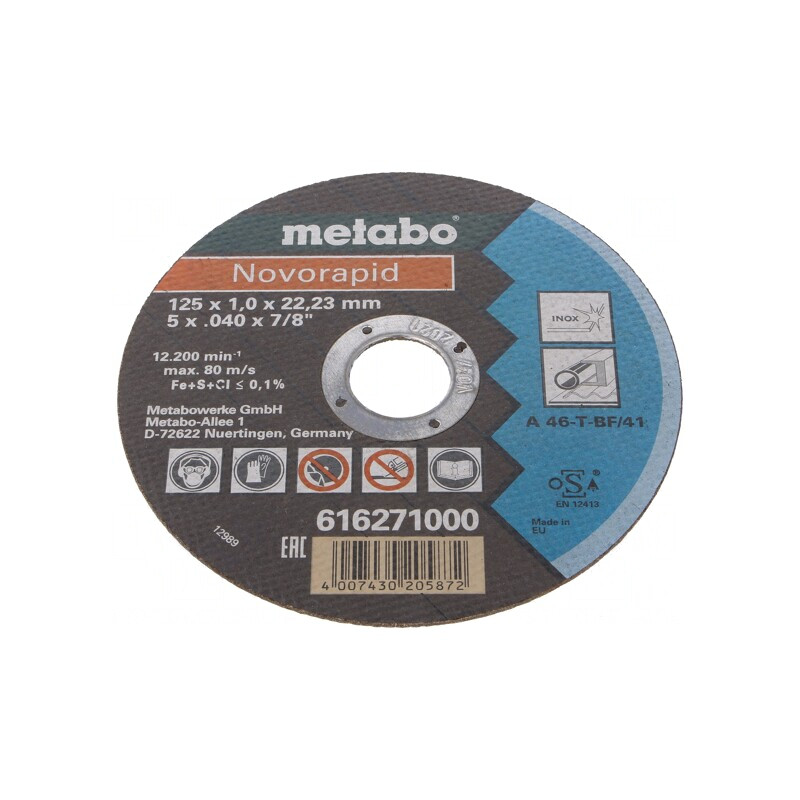 Disc de Tăiere 125mm 22,23mm 1mm | Electronic-mag.ro | Componente Electronice