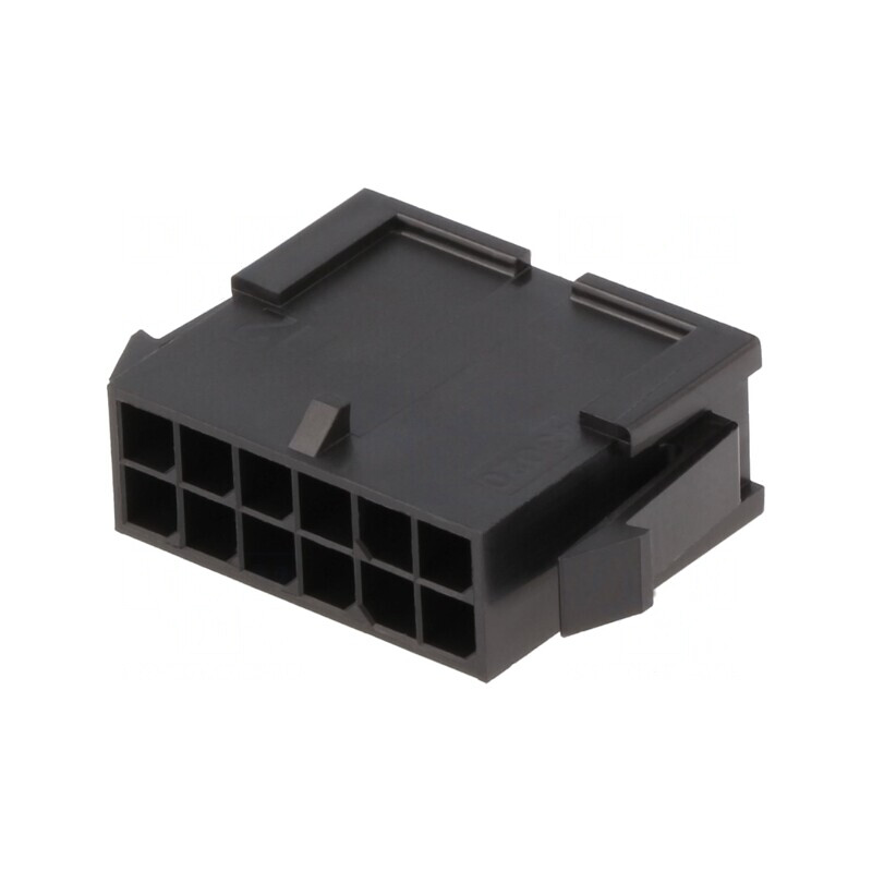 Mufă cablu-cablu Micro-Fit 3.0 3mm 12-PIN fără contacte | Electronic-mag.ro | Componente Electronice