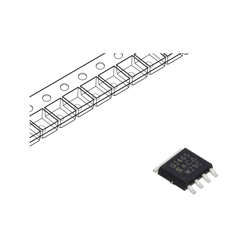 P-MOSFET Tranzistor -60V -8A 15W PowerPAK SO8 | Electronic-mag.ro | Componente Electronice