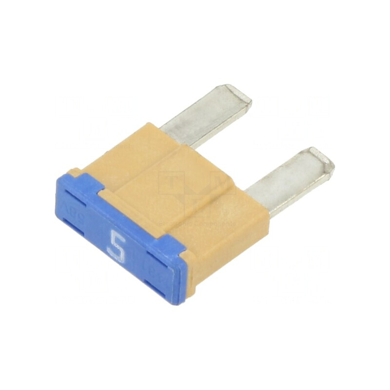 Siguranţă auto 5A 58VDC Mini 11,8mm | Electronic-mag.ro | Componente Electronice