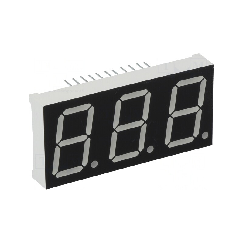 Afișaj LED 7 Segmente 20mm 3 Digiti Roșu | Electronic-mag.ro | Componente Electronice Afișaj LED 7 Segmente 20mm 3 Digiti Roșu | Electronic-mag.ro | Componente Electronice
