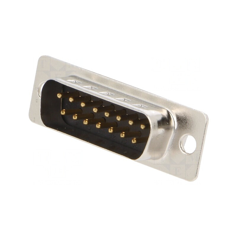 Conector D-Sub 15-Pin Tată pe Cablu Lipire 3A Aur | Electronic-mag.ro | Componente Electronice Conector D-Sub 15-Pin Tată pe Cablu Lipire 3A Aur | Electronic-mag.ro | Componente Electronice