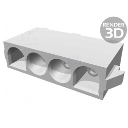 Soclu cablu-placă Universal MATE-N-LOK 6,35mm 4 pini | Electronic-mag.ro | Componente Electronice