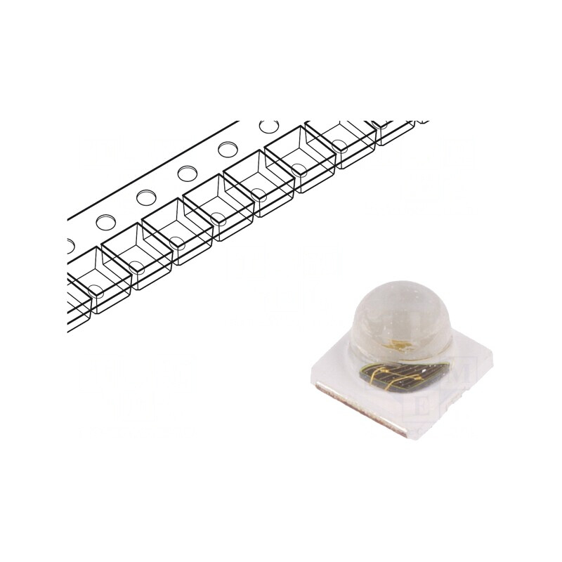 Emiţător IR Transparent 590mW 55° 700mA 840-870nm | Electronic-mag.ro | Componente Electronice