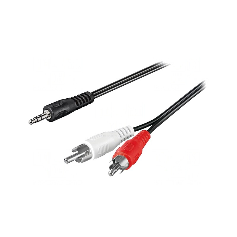 Cablu Audio Jack 3.5mm la RCA 0.5m Negru | Electronic-mag.ro | Componente Electronice Cablu Audio Jack 3.5mm la RCA 0.5m Negru | Electronic-mag.ro | Componente Electronice