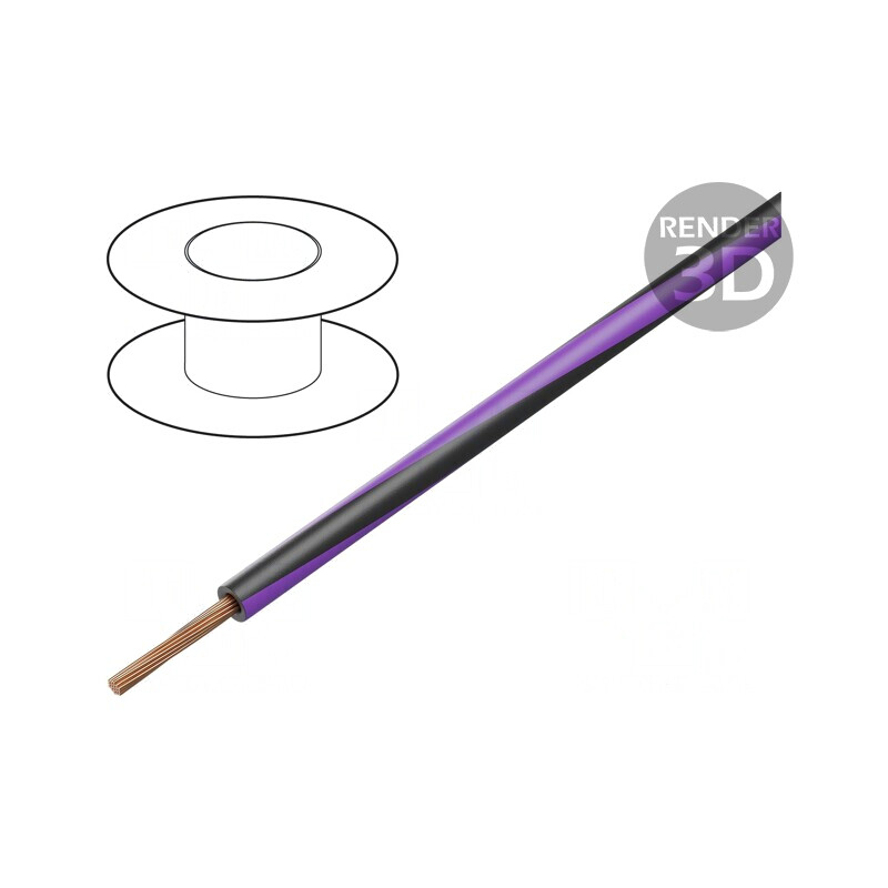 Cablu Electric 1,5mm PVC Negru-Violet 300V/500V | Electronic-mag.ro | Componente Electronice Cablu Electric 1,5mm PVC Negru-Violet 300V/500V | Electronic-mag.ro | Componente Electronice