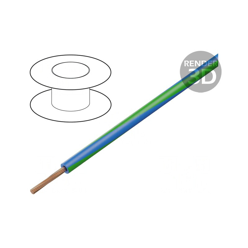 Cablu Electric 1,5mm2 PVC Albastru-Verde 100m | Electronic-mag.ro | Componente Electronice Cablu Electric 1,5mm2 PVC Albastru-Verde 100m | Electronic-mag.ro | Componente Electronice