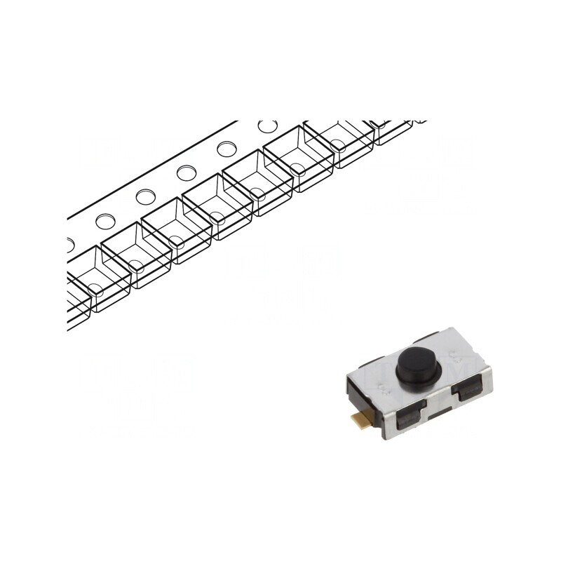 Microîntrerupător TACT SMT SPST-NO 0,01A 32VDC | Electronic-mag.ro | Componente Electronice