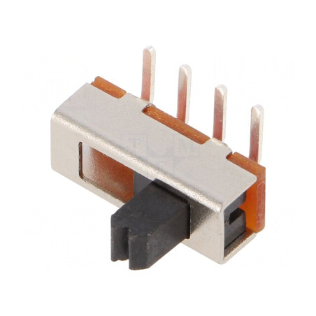 Comutator Glisant 3 Poziții ON-ON-ON PCB THT 0.35A 30VDC | Electronic-mag.ro | Componente Electronice