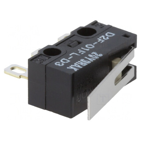 Microîntrerupător cu Manetă SPDT ON-(ON) | Electronic-mag.ro | Componente Electronice
