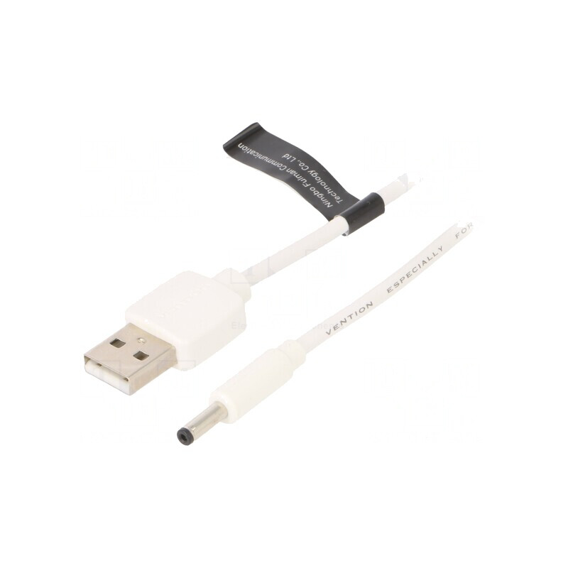 Cablu USB A la DC 3.5/1.35 Alb 0.5m | Electronic-mag.ro | Componente Electronice Cablu USB A la DC 3.5/1.35 Alb 0.5m | Electronic-mag.ro | Componente Electronice
