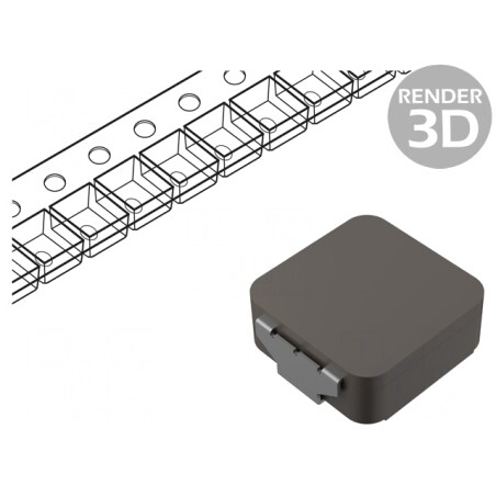 Inductor SMD 15uH 5.7A 51.2mΩ ±20% | Electronic-mag.ro | Componente Electronice