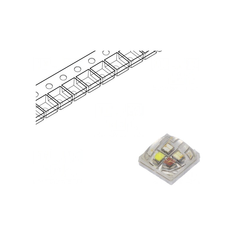 LED RGBW 3W 3030 155° 300mA | Electronic-mag.ro | Componente Electronice