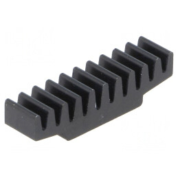Radiator Aluminiu Negru 7x30x7.5mm | Electronic-mag.ro | Componente Electronice