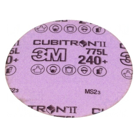 Rolă Șlefuire 125mm Granularitate 240 fără Orificii CUBITRON II | Electronic-mag.ro | Componente Electronice
