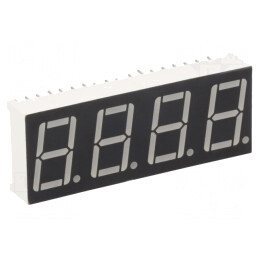 Afișaj LED 7 Segmente 14.2mm Roșu 4 Digits | Electronic-mag.ro | Componente Electronice