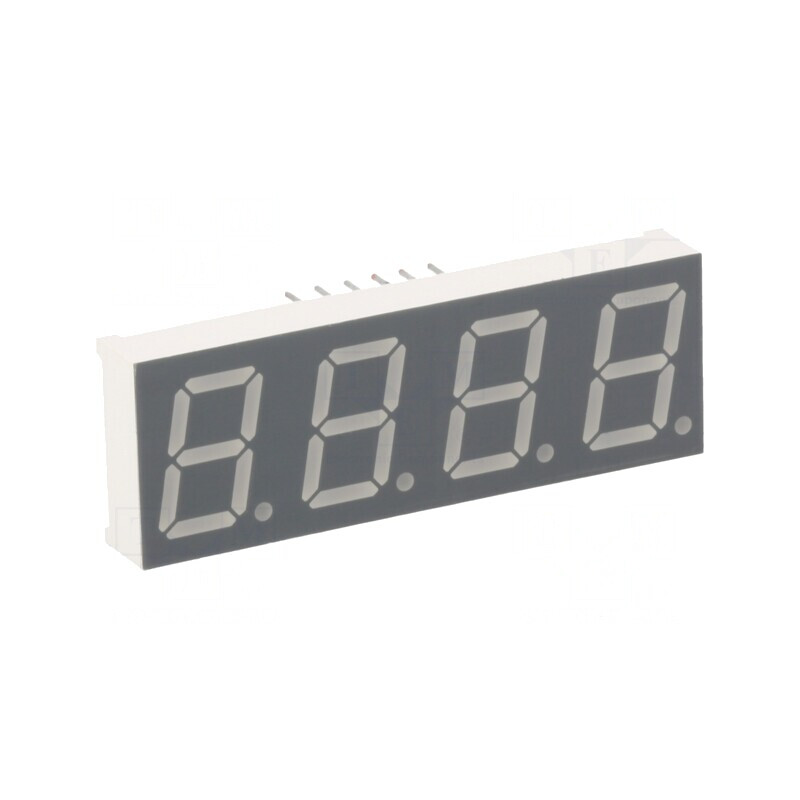 Afișaj LED 7 Segmente 13.2mm 4 Digits Roșu Catod | Electronic-mag.ro | Componente Electronice Afișaj LED 7 Segmente 13.2mm 4 Digits Roșu Catod | Electronic-mag.ro | Componente Electronice