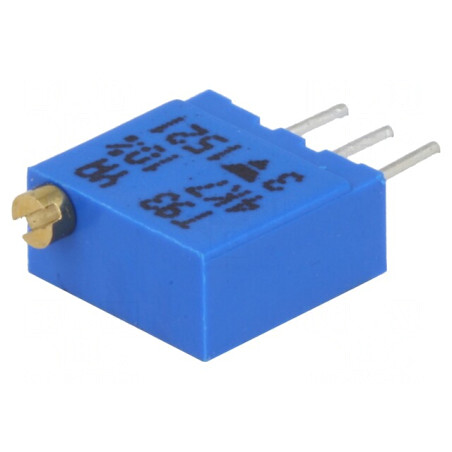 Potentiometru Multitura 4.7kΩ 500mW THT ±10% | Electronic-mag.ro | Componente Electronice