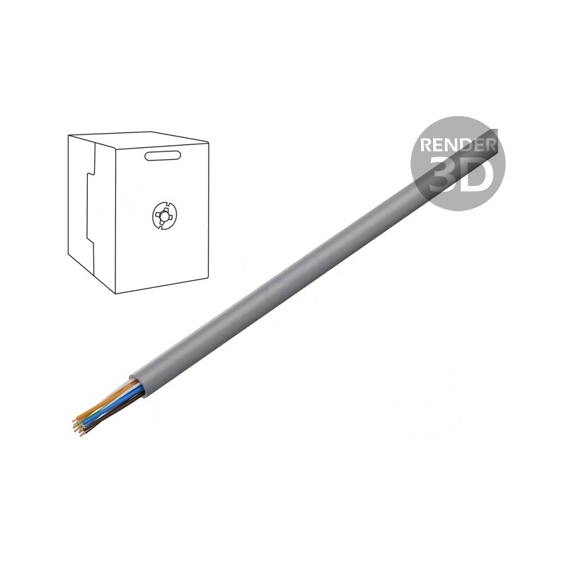 Cablu Ethernet UTP Cat5e Cu PVC Gri 305m | Electronic-mag.ro | Componente Electronice