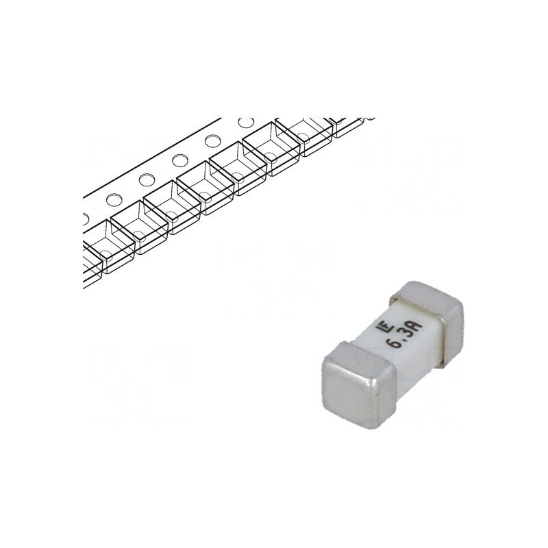 Siguranță Ultra-Rapidă 6.3A 125V SMD | Electronic-mag.ro | Componente Electronice