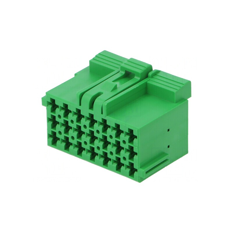 Conector Automotive JPT Mamă Verde 5mm 21 PIN | Electronic-mag.ro | Componente Electronice