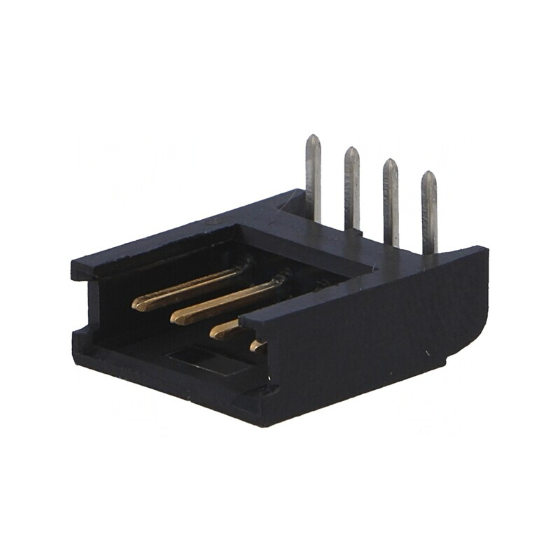 Soclu Cablu-Placă 2,54mm 4-PIN Aurit AMPMODU MOD II | Electronic-mag.ro | Componente Electronice Soclu Cablu-Placă 2,54mm 4-PIN Aurit AMPMODU MOD II | Electronic-mag.ro | Componente Electronice