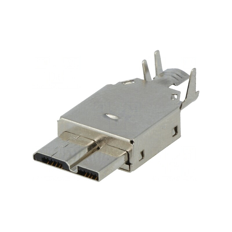 Mufă USB B Micro Lipire Ecranat USB 3.0 | Electronic-mag.ro | Componente Electronice