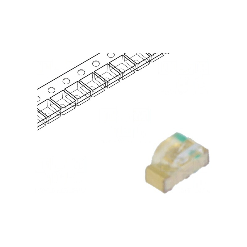 LED SMD Verde 0604 1.6x1x0.6mm 3.3-3.9V | Electronic-mag.ro | Componente Electronice