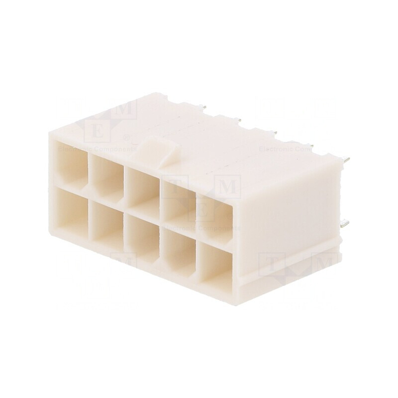 Soclu cablu-placă Mini-Fit Jr 4,2mm 10 pini drept 9A | Electronic-mag.ro | Componente Electronice Soclu cablu-placă Mini-Fit Jr 4,2mm 10 pini drept 9A | Electronic-mag.ro | Componente Electronice